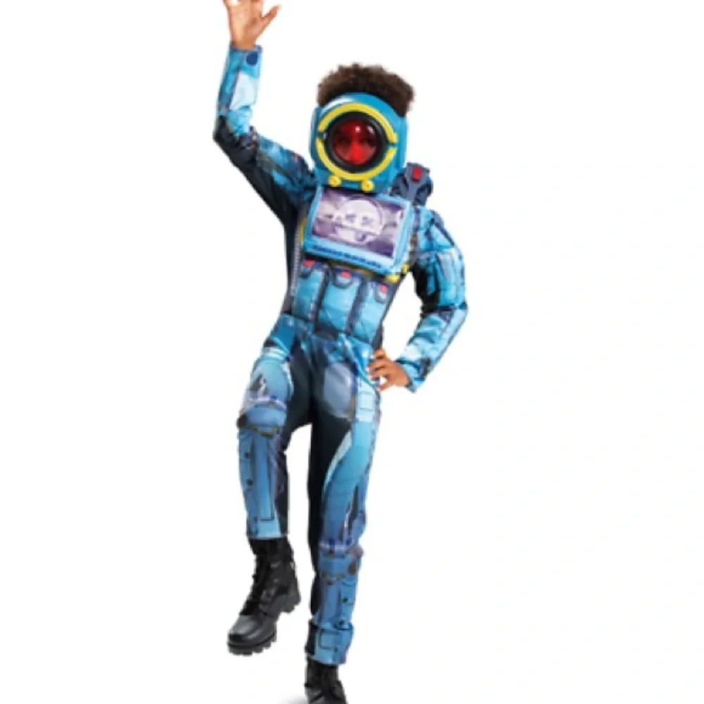 Pathfinder Apex Legends Deluxe Halloween Costume Kids' Size Medium 6-8